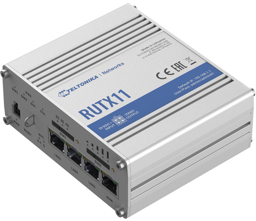 RUTX11 LTE ROUTER- TELTONIKA
