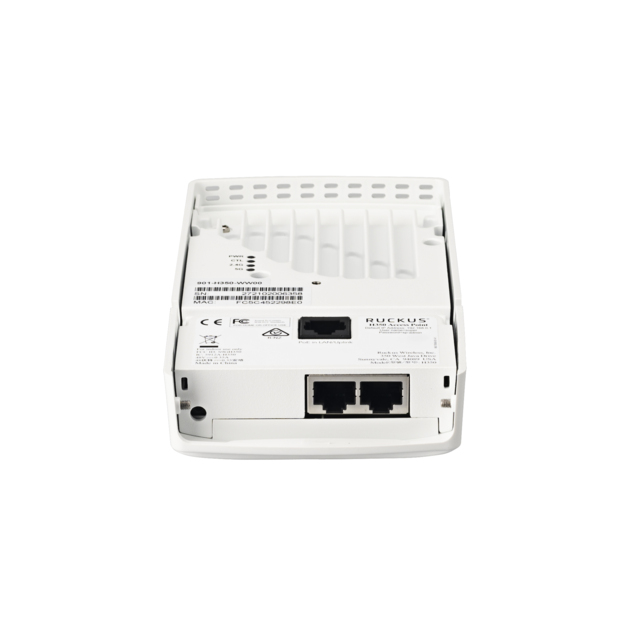 Ruckus Wi-Fi 6 dual-band concurrent 2.4 GHz & 5 GHz, Wired/Wireless Wall Switch, BeamFlex+, 1 10/100/1000 & 2 10/100/1000 Ethernet Access Ports, POE in.  Does not include DC power supply. 
