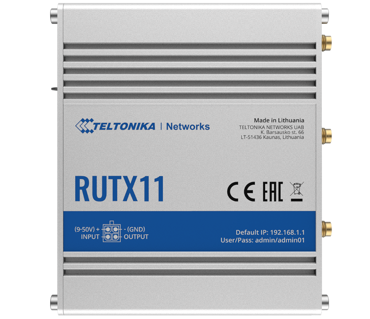 RUTX11 LTE ROUTER- TELTONIKA