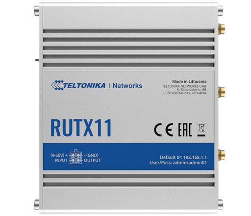 [RUTX11100400] RUTX11 LTE ROUTER- TELTONIKA