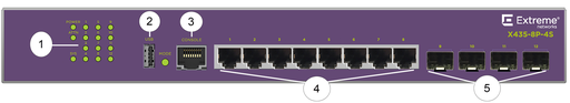 [X435-8P-4S] X435-8P-4S Wall mount kit   X435-8P-4S 8 port 10/100/1000BASE-T PoE+ half/full duplex 4x1/2.5G unpopulated SFP 1 AC PSU fanless